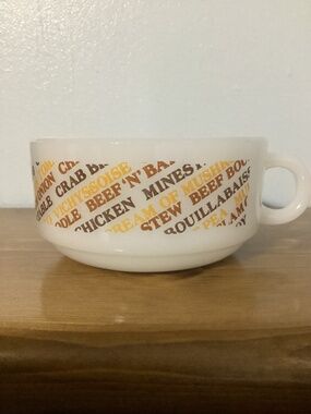 VINTAGE Glasbake Soup Mug Bowl J 2711 USA